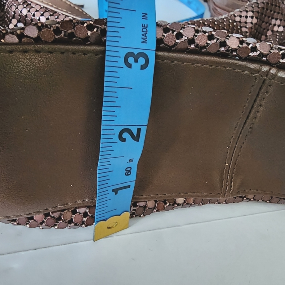 Paradox Bronze Metallic Hobo Shoulder Bag - Picture 11 of 11
